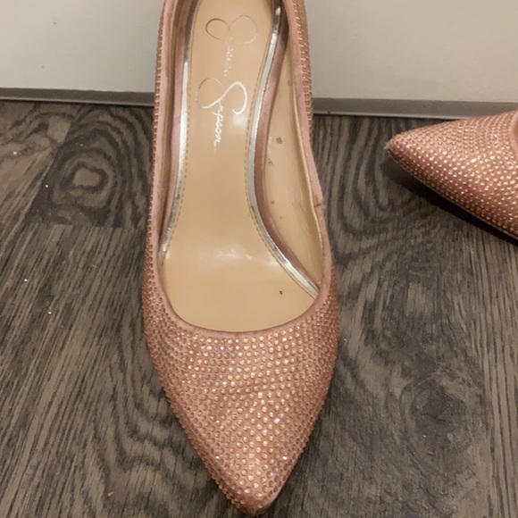 Jessica Simpson Rose gold heels​​​​ - Picture 5 of 5